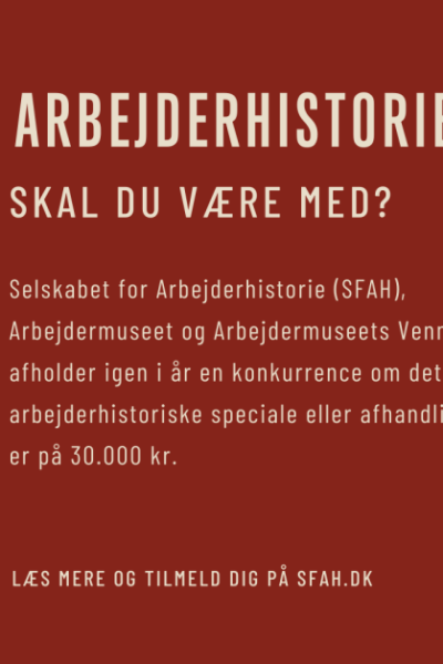 ARBEJDER HISTORIE-PRISEN 2025